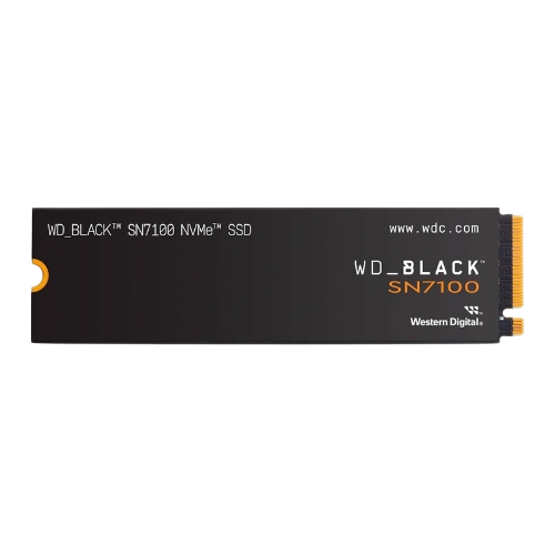 WD_Black Western Digital SN7100 NVMe SSD Front View – High-Performance PCIe Gen4 Storage