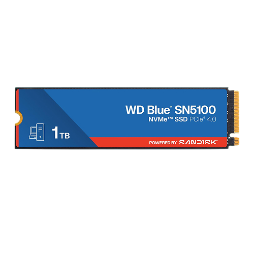 WD Blue SN5100 1TB NVMe SSD – PCIe Gen4 M.2 2280 Internal Solid State Drive