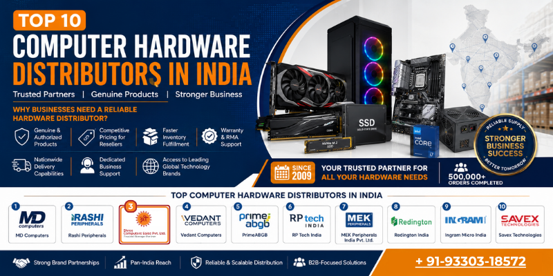 Computer Hardware Distributors in India